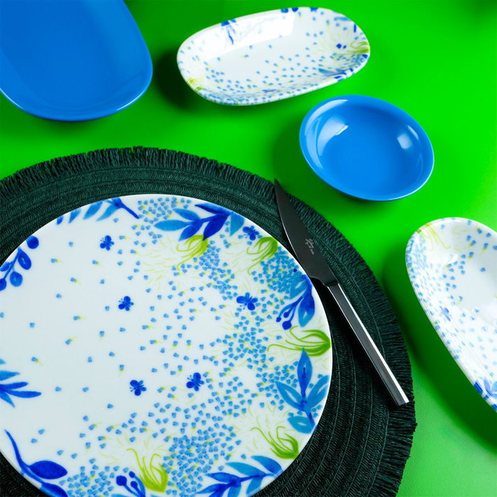 Hermia Juego de Desayuno de Porcelana de 19 Piezas Multicolor